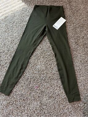 lululemon athletica Olive Green High-Rise Leggings